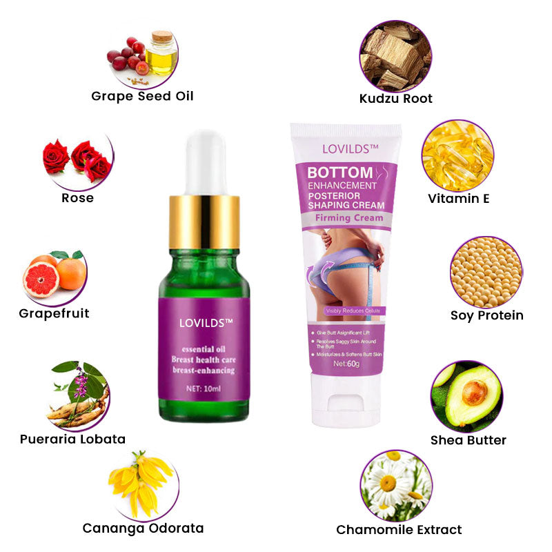 ļ¼Limited Time Discount š„ Last Day) LOVILDS⢠Curves | Breast + Buttock Enhancement in One Step