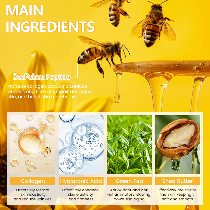 🌱🐝LOVILDS™ BeeAura Anti-Aging Firming Cream,Address Crepe & Sagging(🔥70% Off for a Limited Time!)