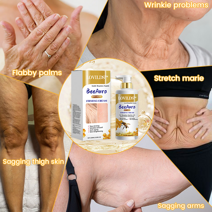🌱🐝LOVILDS™ BeeAura Anti-Aging Firming Cream,Address Crepe & Sagging(🔥70% Off for a Limited Time!)