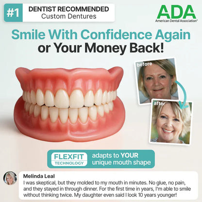 Medazy™ Custom-Fit Full Functional Dentures