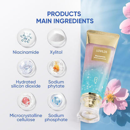 🔥Final 3 Hours: 60% OFF Nicotinamide Whitening Toothpaste