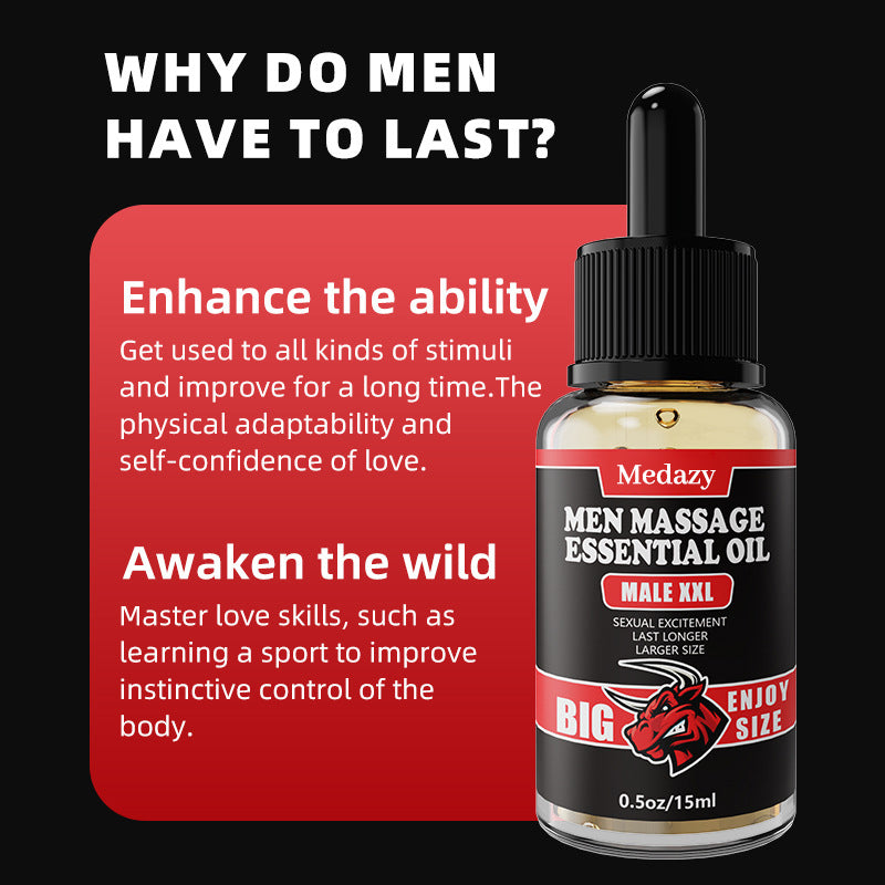 Men's massage essential oil