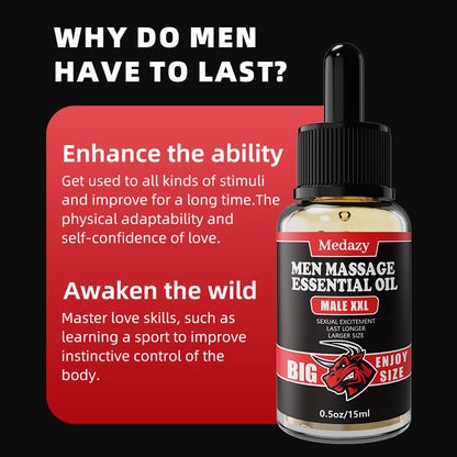 Men's massage essential oil